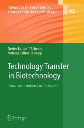 Kragl |  Technology Transfer in Biotechnology | Buch |  Sack Fachmedien