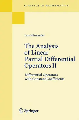 Hörmander |  The Analysis of Linear Partial Differential Operators II | Buch |  Sack Fachmedien