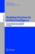 Narukawa / Torra |  Modeling Decisions for Artificial Intelligence | Buch |  Sack Fachmedien