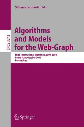 Leonardi | Algorithms and Models for the Web-Graph | Buch | 978-3-540-23427-2 | sack.de