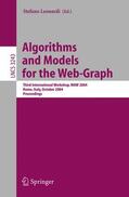 Leonardi |  Algorithms and Models for the Web-Graph | Buch |  Sack Fachmedien
