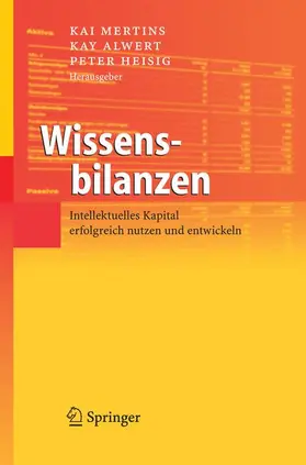 Mertins / Heisig / Alwert |  Wissensbilanzen | Buch |  Sack Fachmedien