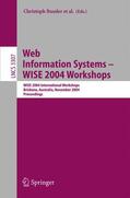 Bussler / Sharma / Hong |  Web Information Systems -- WISE 2004 Workshops | Buch |  Sack Fachmedien
