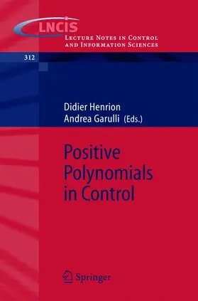 Garulli / Henrion |  Positive Polynomials in Control | Buch |  Sack Fachmedien