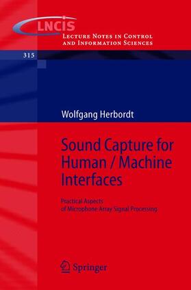 Herbordt | Sound Capture for Human / Machine Interfaces | Buch | 978-3-540-23954-3 | sack.de