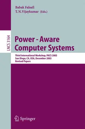 Vijaykumar / Falsafi |  Power-Aware Computer Systems | Buch |  Sack Fachmedien