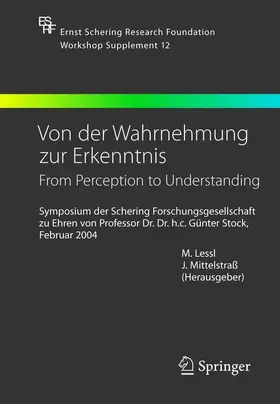 Lessl / Mittelstraß |  Von der Wahrnehmung zur Erkenntnis - From Perception to Understanding | Buch |  Sack Fachmedien