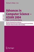 Maher |  Advances in Computer Science - ASIAN 2004, Higher Level Decision Making | Buch |  Sack Fachmedien