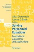 Emiris / Dickenstein |  Solving Polynomial Equations | Buch |  Sack Fachmedien