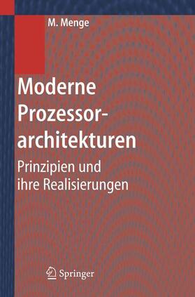 Menge | Moderne Prozessorarchitekturen | Buch | 978-3-540-24390-8 | sack.de