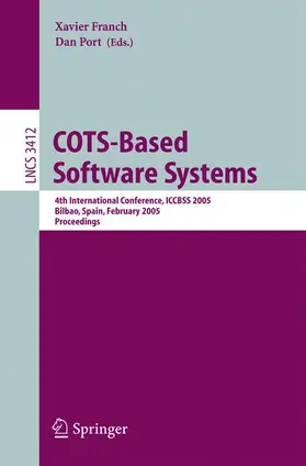 Port / Franch |  COTS-Based Software Systems | Buch |  Sack Fachmedien