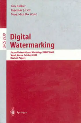 Kalker / Ro / Cox | Digital Watermarking | E-Book | sack.de