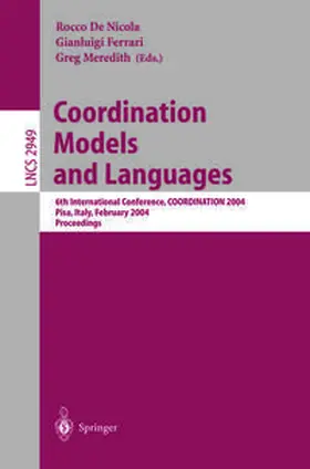De Nicola / Ferrari / Meredith | Coordination Models and Languages | E-Book | sack.de