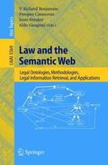Benjamins / Gangemi / Casanovas |  Law and the Semantic Web | Buch |  Sack Fachmedien