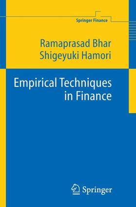 Hamori / Bhar |  Empirical Techniques in Finance | Buch |  Sack Fachmedien