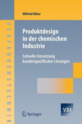 Rähse | Produktdesign in der chemischen Industrie | Buch | 978-3-540-25162-0 | sack.de
