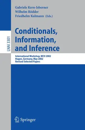 Kern-Isberner / Kulmann / Rödder | Conditionals, Information, and Inference | Buch | 978-3-540-25332-7 | sack.de