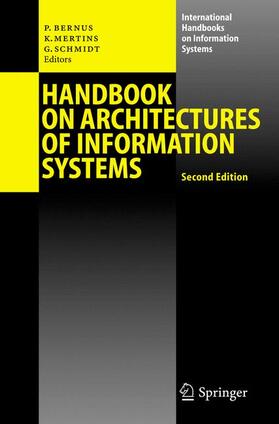 Bernus / Schmidt / Mertins |  Handbook on Architectures of Information Systems | Buch |  Sack Fachmedien