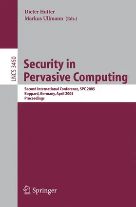 Ullmann / Hutter |  Security in Pervasive Computing | Buch |  Sack Fachmedien