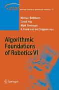 Erdmann / van der Stappen / Hsu |  Algorithmic Foundations of Robotics VI | Buch |  Sack Fachmedien