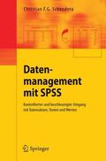 Schendera |  Datenmanagement mit SPSS | Buch |  Sack Fachmedien