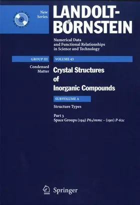  Space groups (194) P63/mmc - (190) P-62c | Buch |  Sack Fachmedien