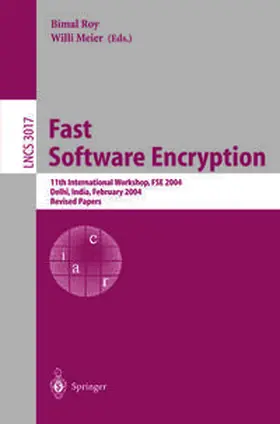 Roy / Meier |  Fast Software Encryption | eBook | Sack Fachmedien