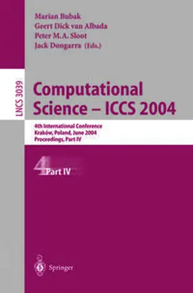 Bubak / Albada / Sloot |  Computational Science — ICCS 2004 | eBook | Sack Fachmedien