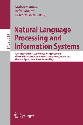 Montoyo / Métais / Munoz |  Natural Language Processing and Information Systems | Buch |  Sack Fachmedien