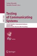 Dssouli / Khendek |  Testing of Communicating Systems | Buch |  Sack Fachmedien