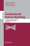 Apostolico / Park / Crochemore |  Combinatorial Pattern Matching | Buch |  Sack Fachmedien