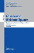 Niewiadomski / Szczepaniak |  Advances in Web Intelligence | Buch |  Sack Fachmedien