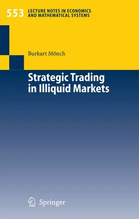 Mönch | Strategic Trading in Illiquid Markets | E-Book | www.sack.de