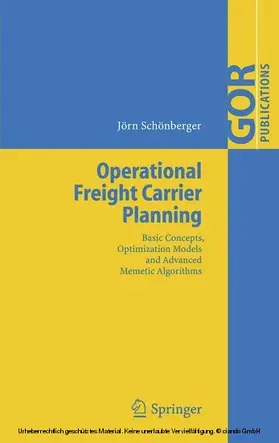 Schönberger |  Operational Freight Carrier Planning | eBook | Sack Fachmedien