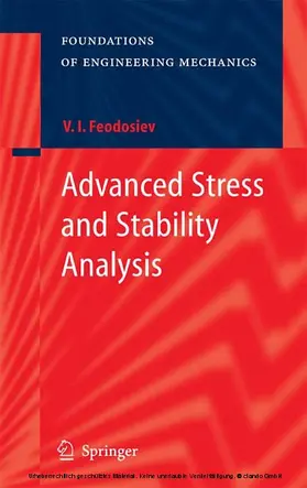 Feodosiev |  Advanced Stress and Stability Analysis | eBook | Sack Fachmedien