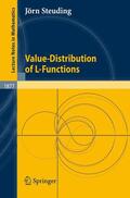 Steuding |  Value-Distribution of L-Functions | Buch |  Sack Fachmedien