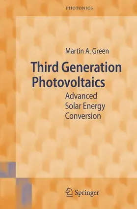 Green |  Third Generation Photovoltaics | Buch |  Sack Fachmedien