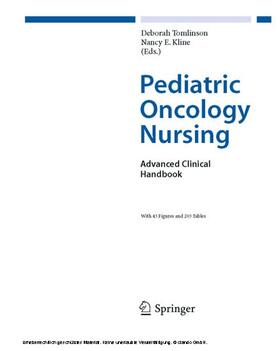 Tomlinson / Kline | Pediatric Oncology Nursing | E-Book | sack.de