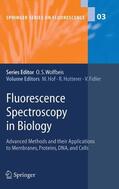 Hof / Hutterer / Fidler |  Fluorescence Spectroscopy in Biology | eBook | Sack Fachmedien