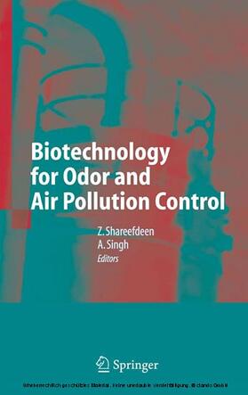 Shareefdeen / Singh |  Biotechnology for Odor and Air Pollution Control | eBook | Sack Fachmedien