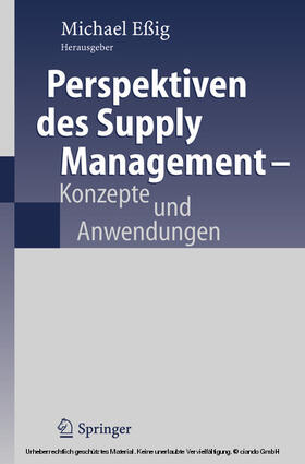 Eßig | Perspektiven des Supply Management | E-Book | sack.de