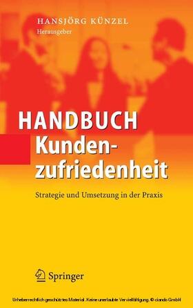 Künzel | Handbuch Kundenzufriedenheit | E-Book | sack.de