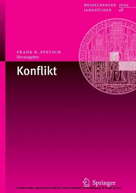 Pfetsch | Konflikt | E-Book | www.sack.de