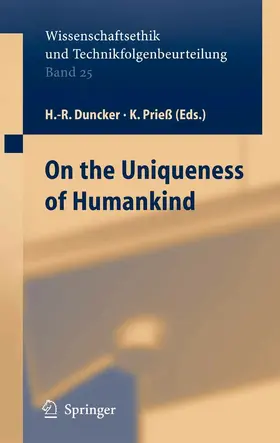 Duncker / Prieß / Wütscher | On the Uniqueness of Humankind | E-Book | sack.de