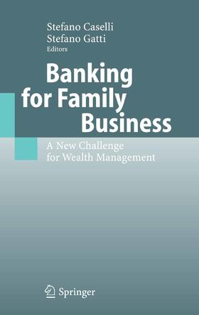 Caselli / Gatti / Gatti. | Banking for Family Business | E-Book | sack.de