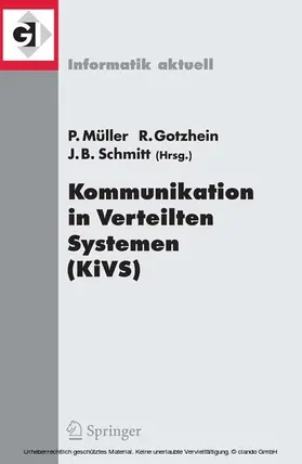 Müller / Gotzhein / Schmitt | Kommunikation in Verteilten Systemen (KiVS) 2005 | E-Book | www.sack.de