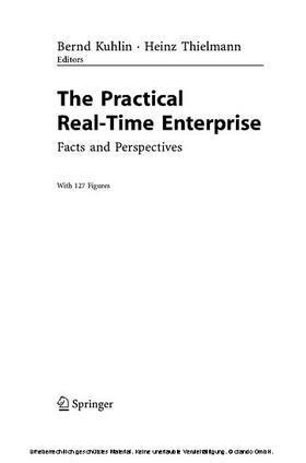 Kuglin / Thielmann | The Practical Real-Time Enterprise | E-Book | sack.de