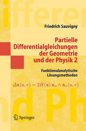 Sauvigny |  Partielle Differentialgleichungen der Geometrie und der Physik 2 | eBook | Sack Fachmedien