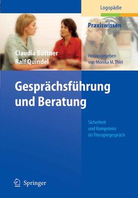 Büttner / Quindel | Gesprächsführung und Beratung | E-Book | sack.de