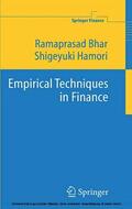 Bhar / Hamori |  Empirical Techniques in Finance | eBook | Sack Fachmedien